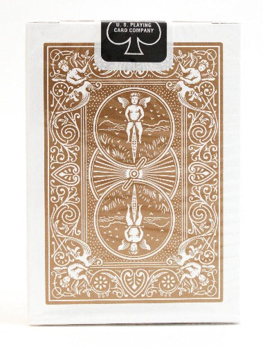Bicycle Rider Back Gold - BAM Playing Cards (5620149551253)