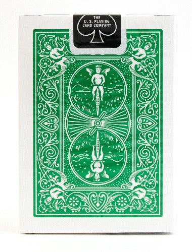 Bicycle Rider Back Green - BAM Playing Cards (5620144898197)