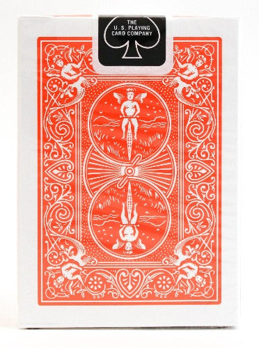 Bicycle Rider Back Orange - BAM Playing Cards (5620147191957)