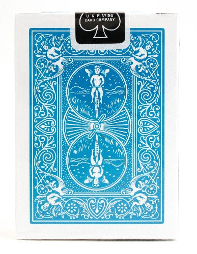 Bicycle Rider Back Turquoise - BAM Playing Cards (5620142964885)
