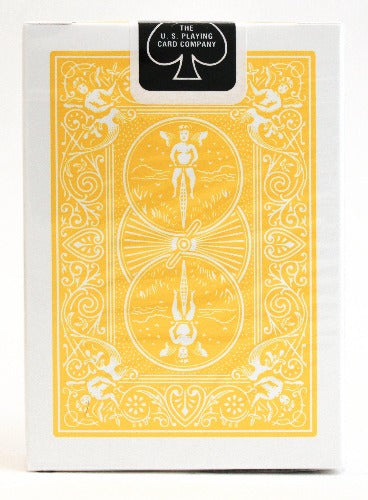 Bicycle Rider Back Yellow - BAM Playing Cards (5620145651861)