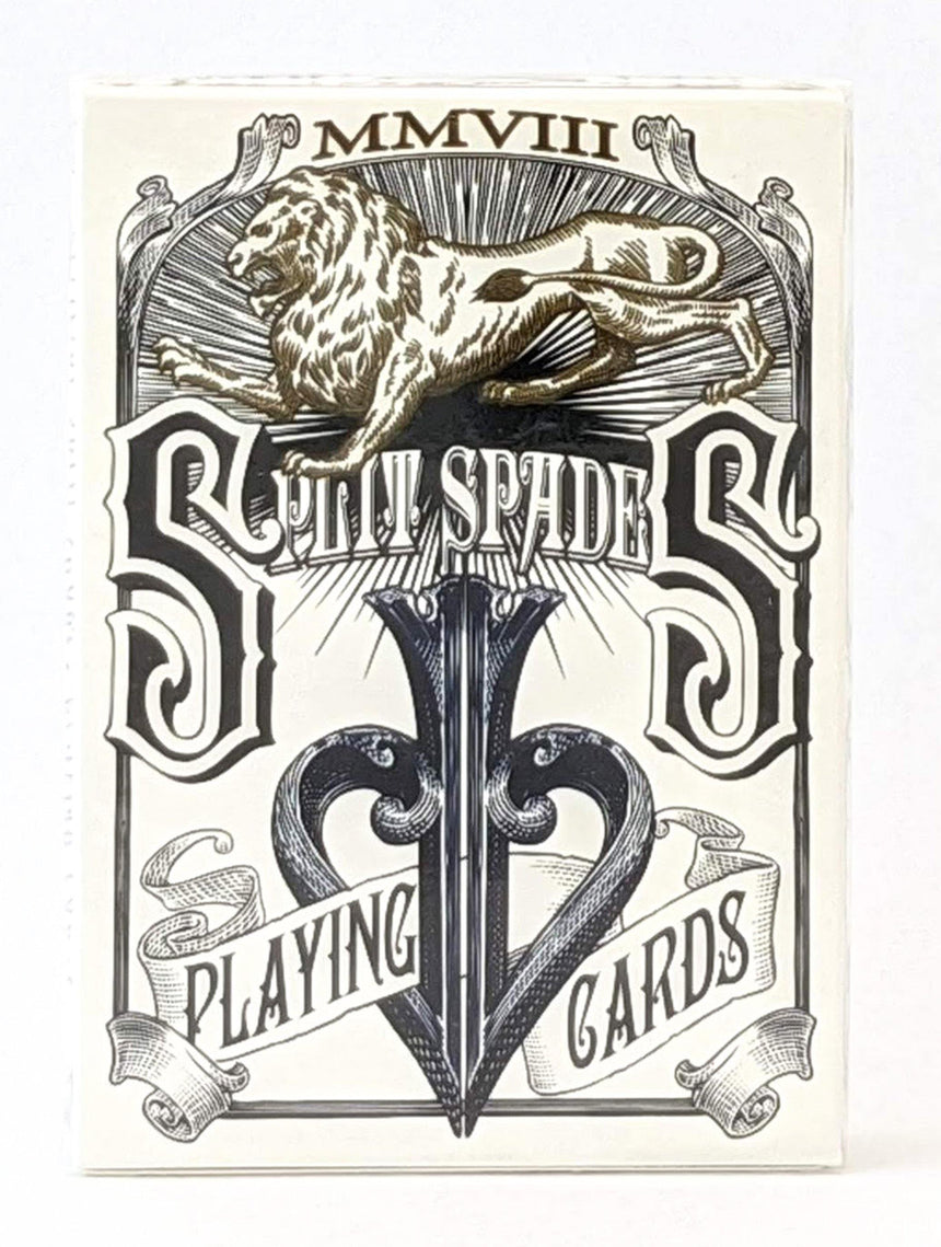 Split Spades Blue - BAM Playing Cards (4865765834891)