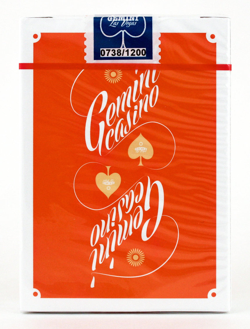 Gemini Casino 1975 Orange - BAM Playing Cards (5623702290581)