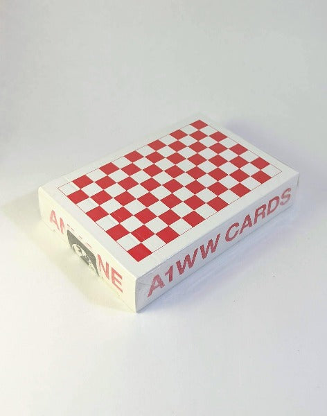 Anyone - Red Checkerboard - BAM Playing Cards  (4795561246859)