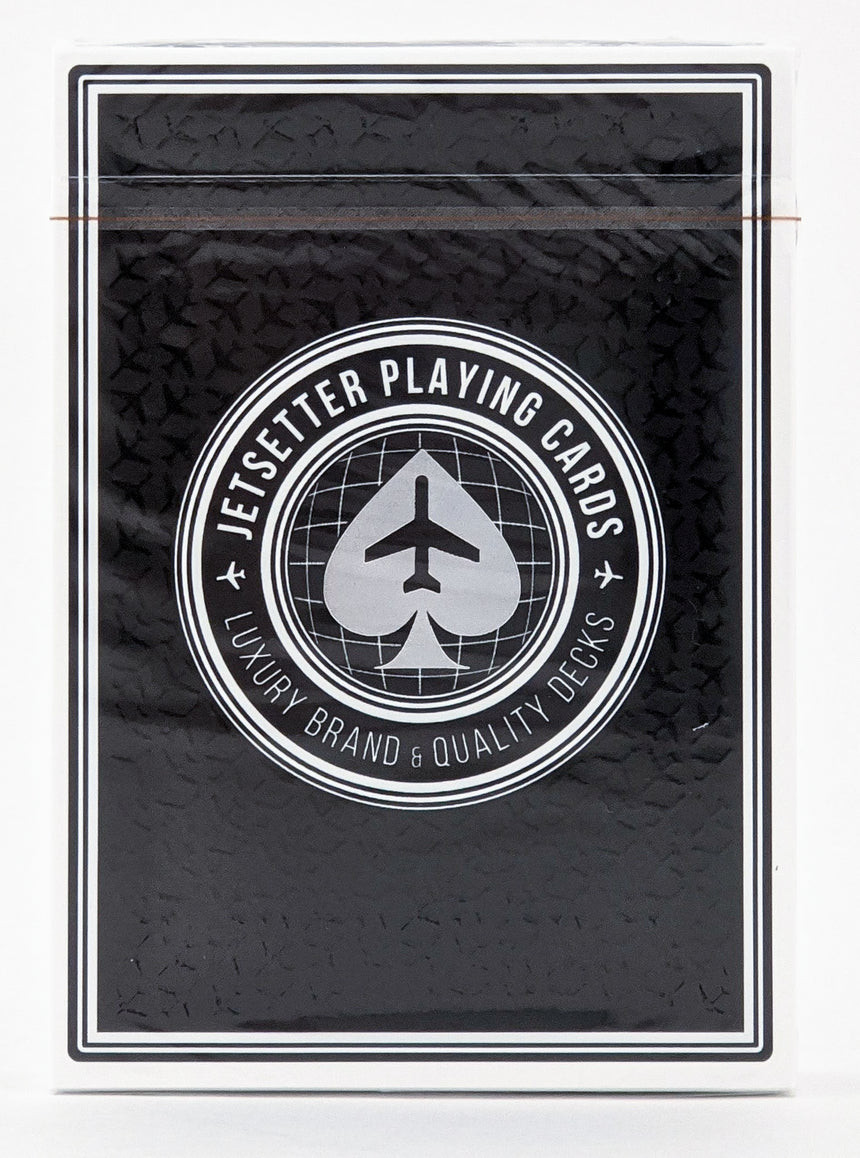 Jet Black (Private Reserve) - Jetsetter - BAM Playing Cards (5489284513941)
