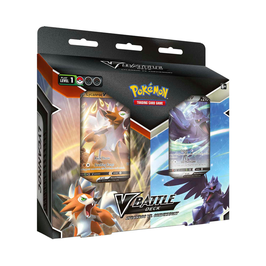 Pokemon: V Battle Deck - Lycanroc vs. Corviknight BAM Cards Pokemon: V Battle Deck - Lycanroc vs. Corviknight BAM Cards