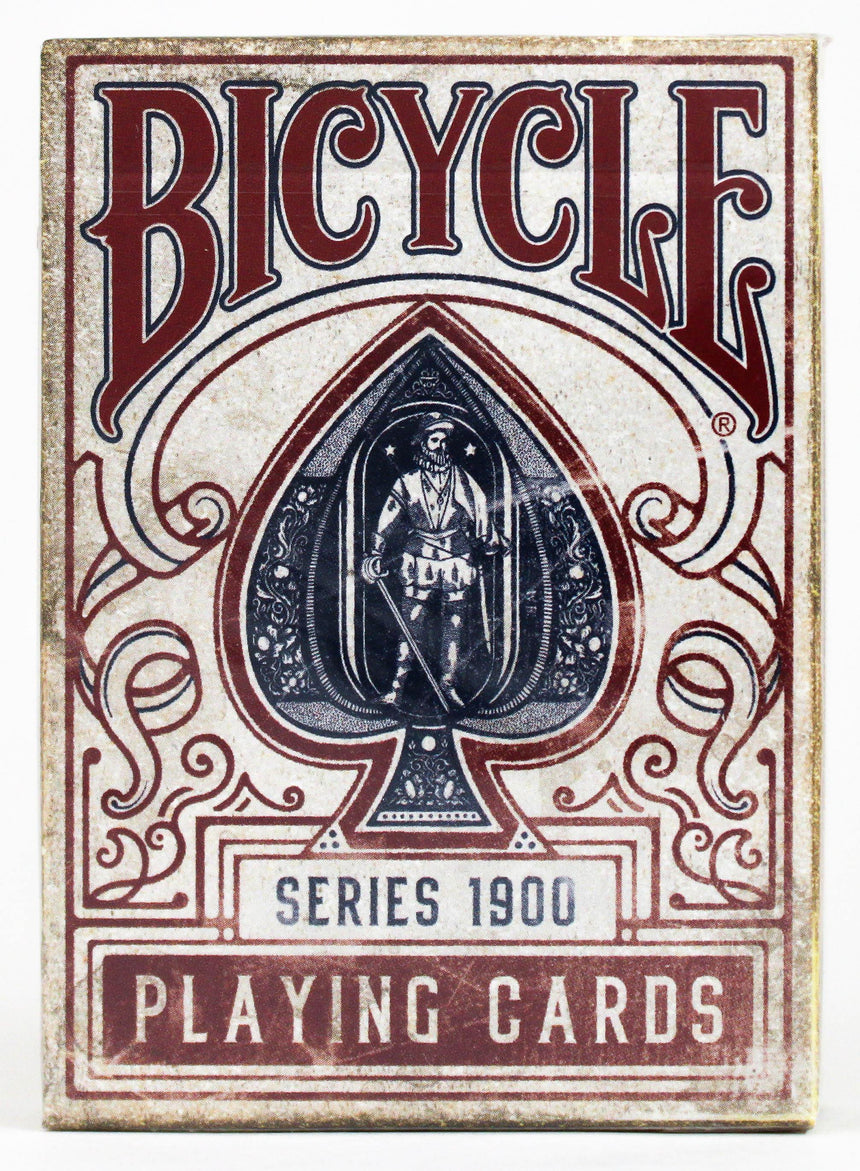 Bicycle 1900 Red - BAM Playing Cards (6229140242581)