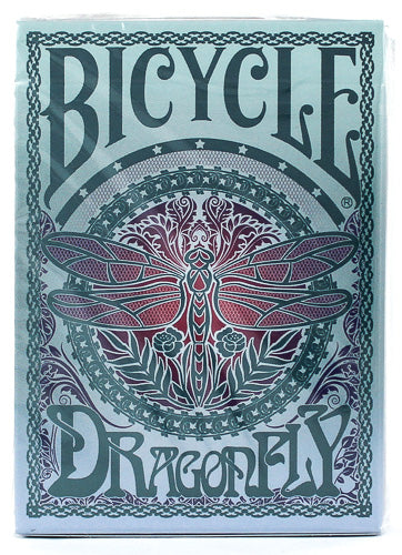 Bicycle Dragonfly (Teal) Playing Cards (6598489505941)