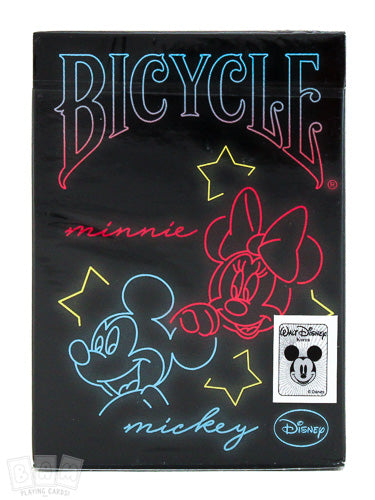 Bicycle Mickey Mouse Neon Playing Cards (6681294012565)
