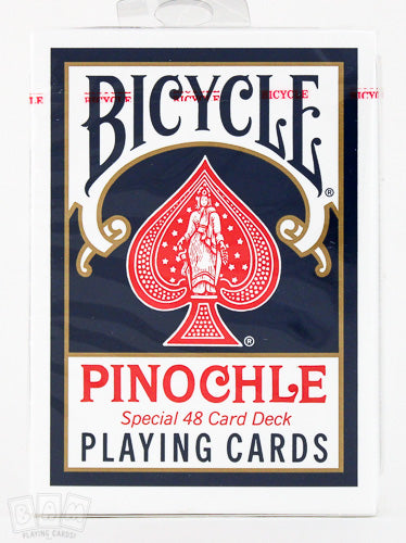 Bicycle Pinochle Poker-size (Blue) (6750780948629)