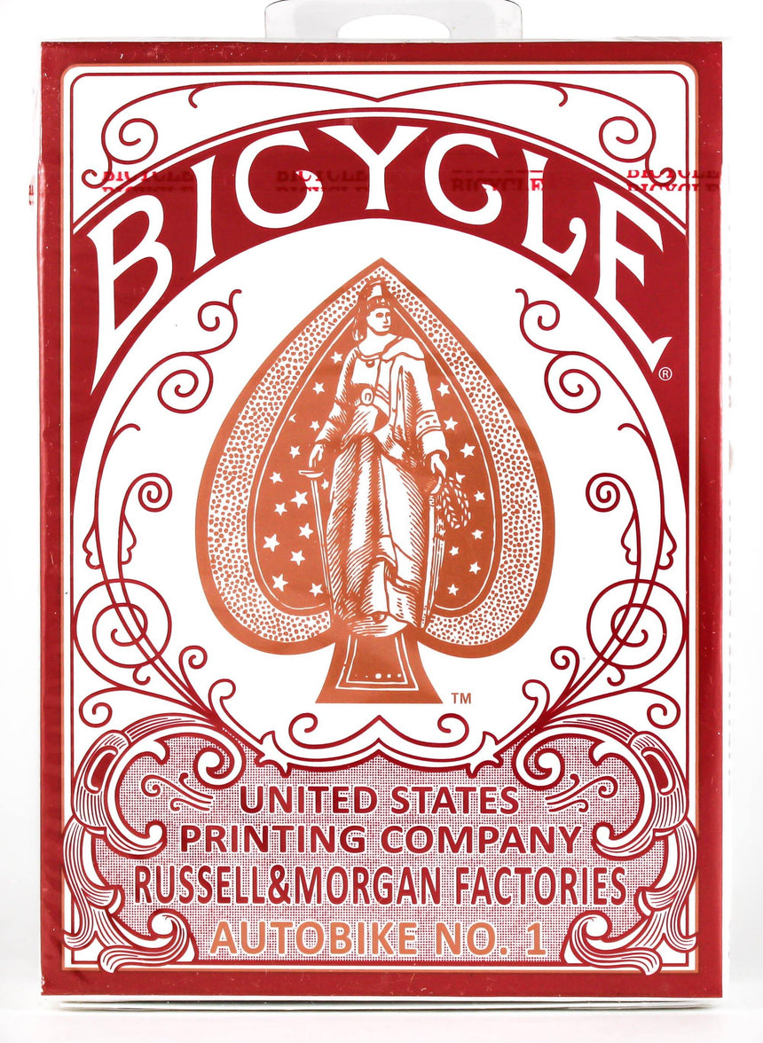 Bicycle AutoBike Red - BAM Playing Cards (6365191864469)