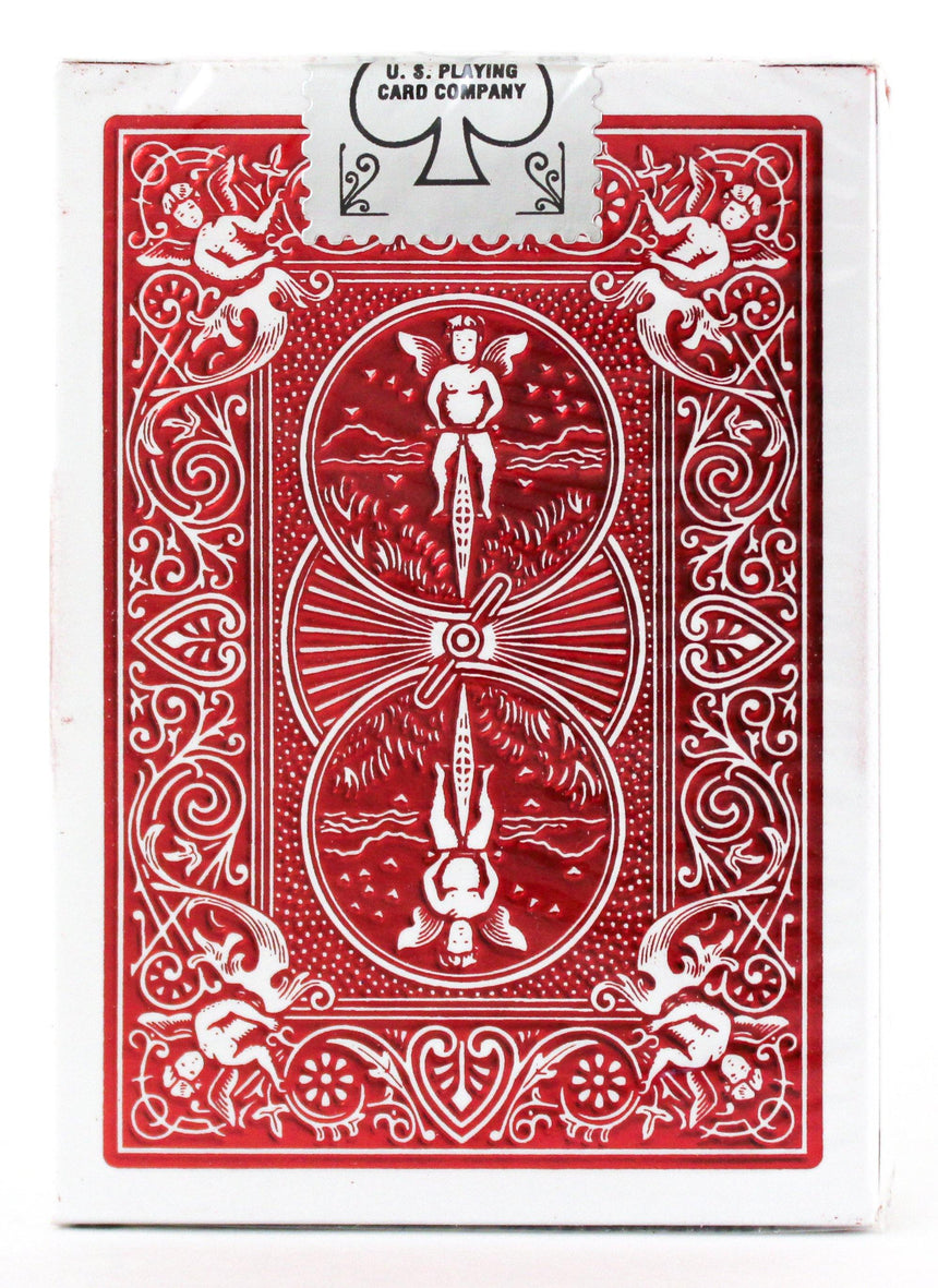 Bicycle Rider Back Crimson Luxe Red - BAM Playing Cards (5718915547285)