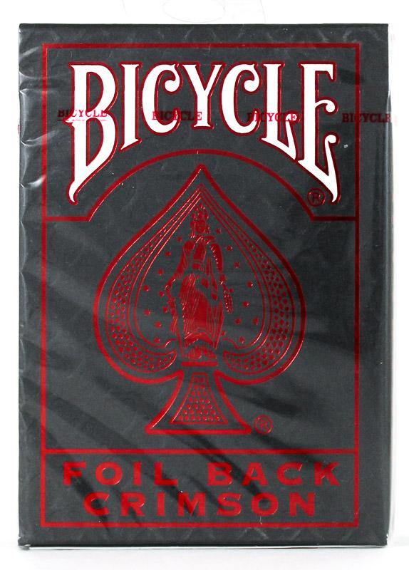 Bicycle Rider Back Crimson Luxe V2 - BAM Playing Cards (6410904567957)