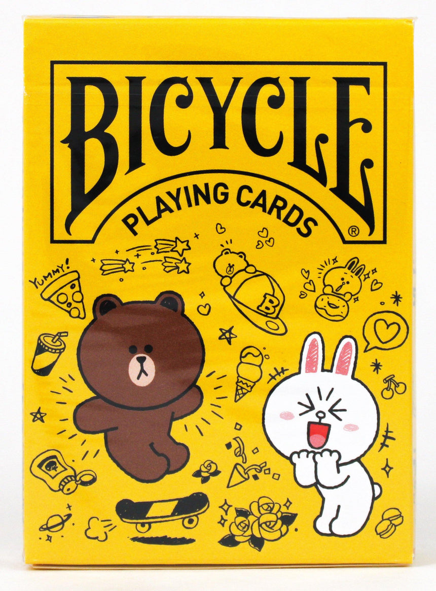 Bicycle x Line Friends Doodle - BAM Playing Cards (5989280612501)