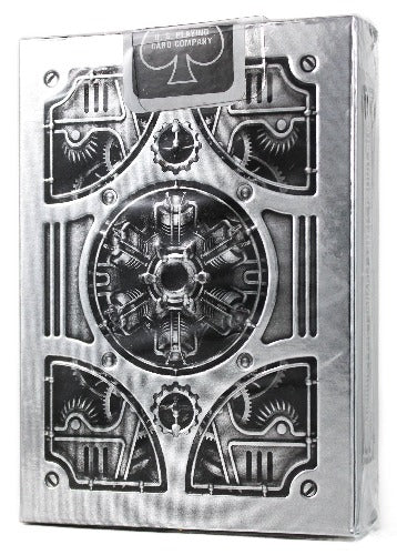 Bicycle Steampunk Silver - BAM Playing Cards (6365189701781)