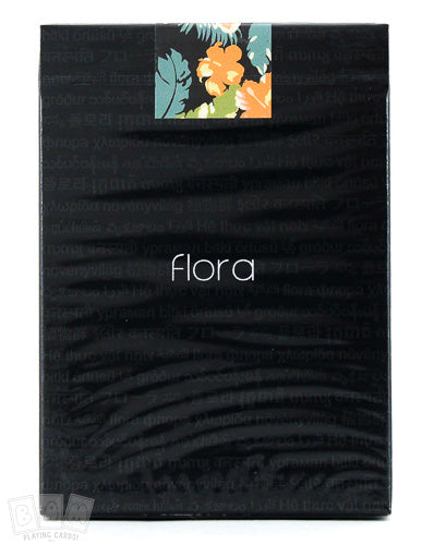 Limited Edition Black Flora Playing Cards (6660630151317)