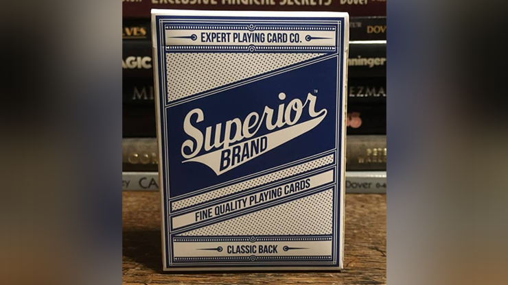 Superior (Blue) NEW Playing Cards (6386418122901)