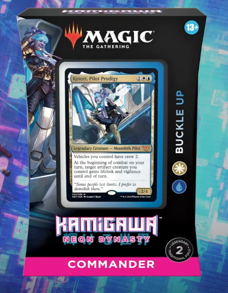 Magic the Gathering CCG: Kamigawa - Neon Dynasty Commander Deck Display (4) (7541189607644)