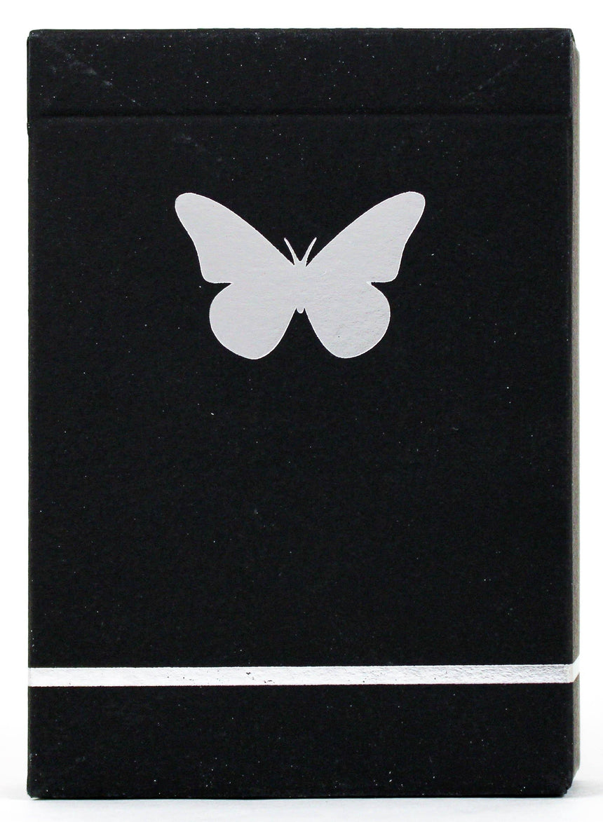 Butterfly Black & Silver - BAM Playing Cards (6180779098261)