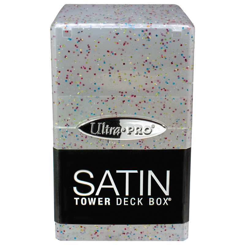 Satin Tower: Glitter Clear