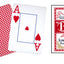 Bee Poker Jumbo Index (Red) Playing Cards (6440959115413)
