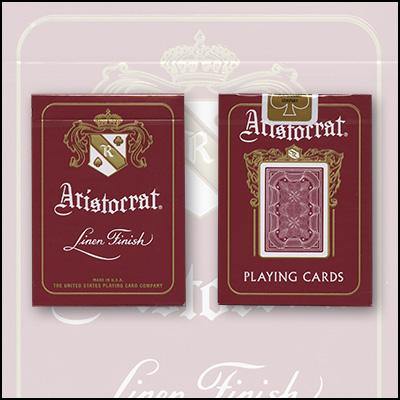 Bicycle Aristocrat 727 Bank Note Cards (Red) - BAM Playing Cards (6440959049877)