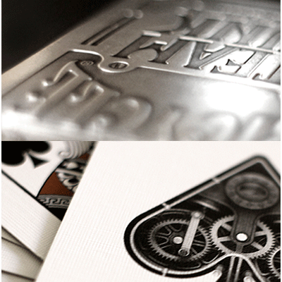 Bicycle Silver Steampunk Deck - BAM Playing Cards (6365189701781)