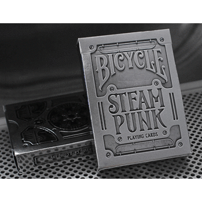 Bicycle Silver Steampunk Deck - BAM Playing Cards (6365189701781)