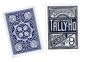 Tally Ho Fan Back Poker size (Blue) (6440959475861)