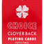 Choice Cloverback Red - BAM Playing Cards (6431784173717)