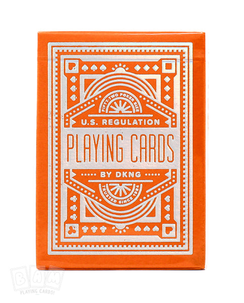 DKNG Rainbow Wheels (Orange) Playing Cards (7132910551189)