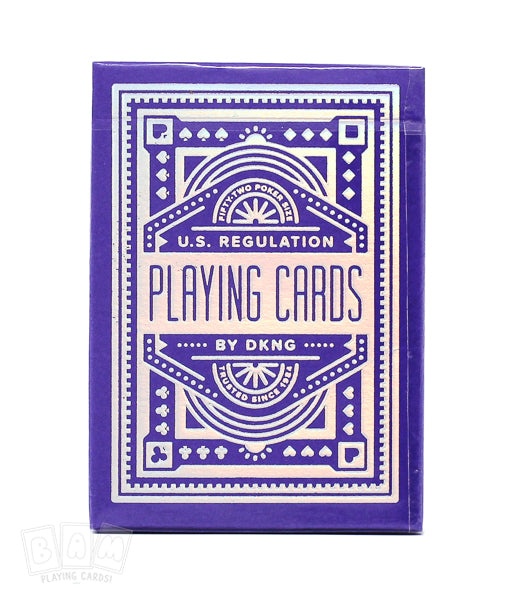 DKNG Rainbow Wheels (Purple) Playing Cards (7132910780565)