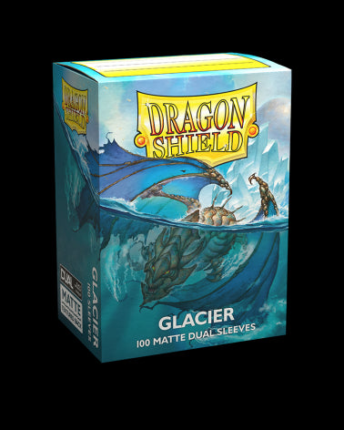 Dragon Shields: (100) Dual Matte Glacier