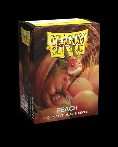 Dragon Shields: (100) Dual Matte Peach
