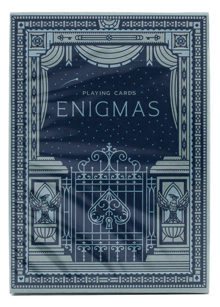 Enigmas Puzzle Hunt Blue - BAM Playing Cards (6444826296469)