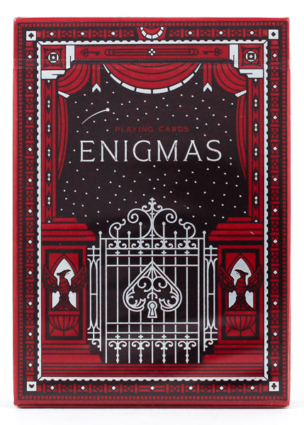 Enigmas Puzzle Hunt Red - BAM Playing Cards (6444826034325)