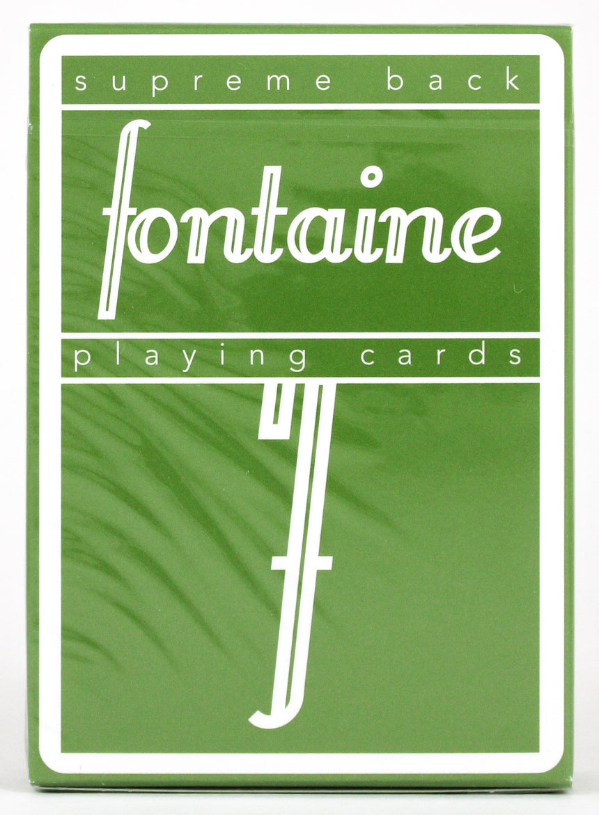 Fontaine Green - BAM Playing Cards (4806247055499)