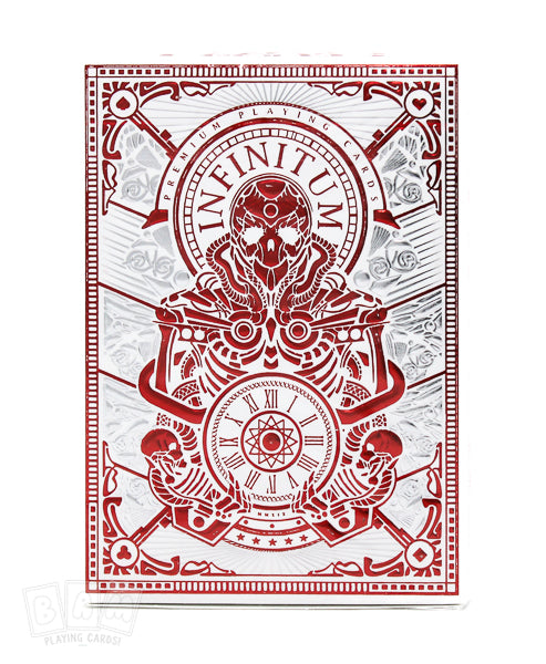 INFINITUM (Ghost White) Playing Cards (6891152048277)