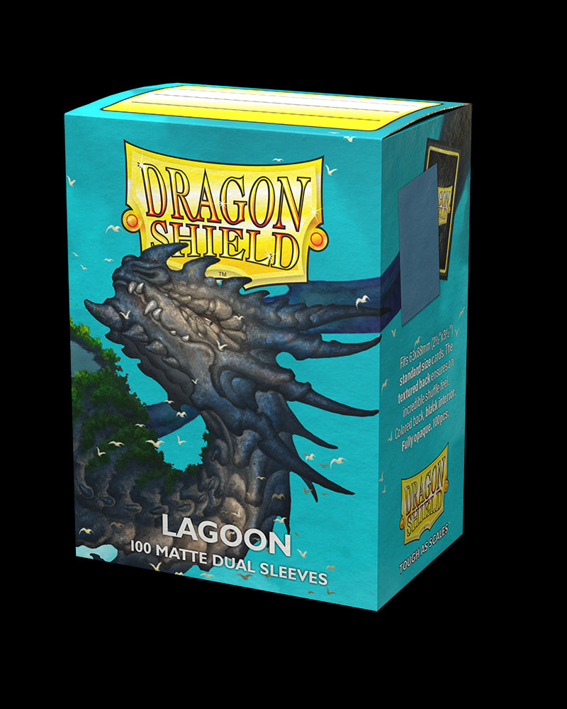 Dragon Shields: (100) Matte Lagoon (7549833969884)