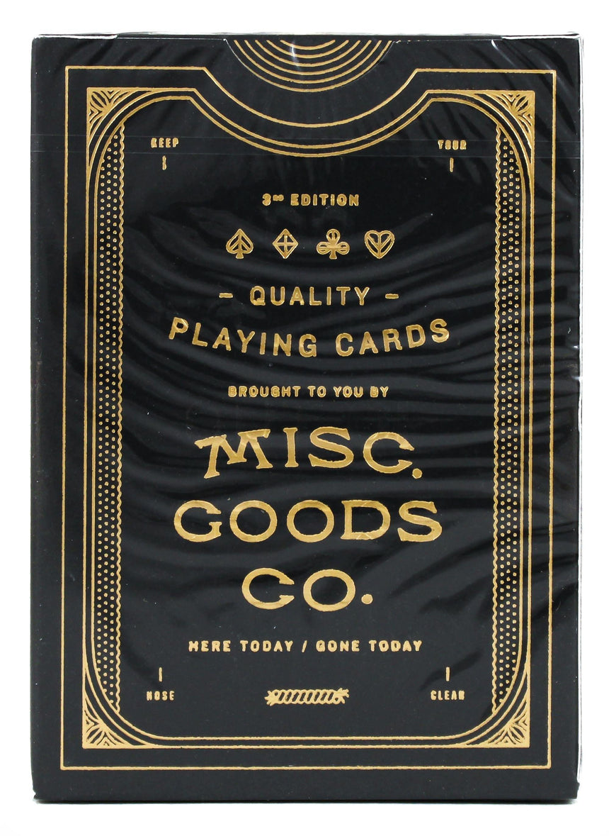 MGCO Black - BAM Playing Cards (6365193863317)