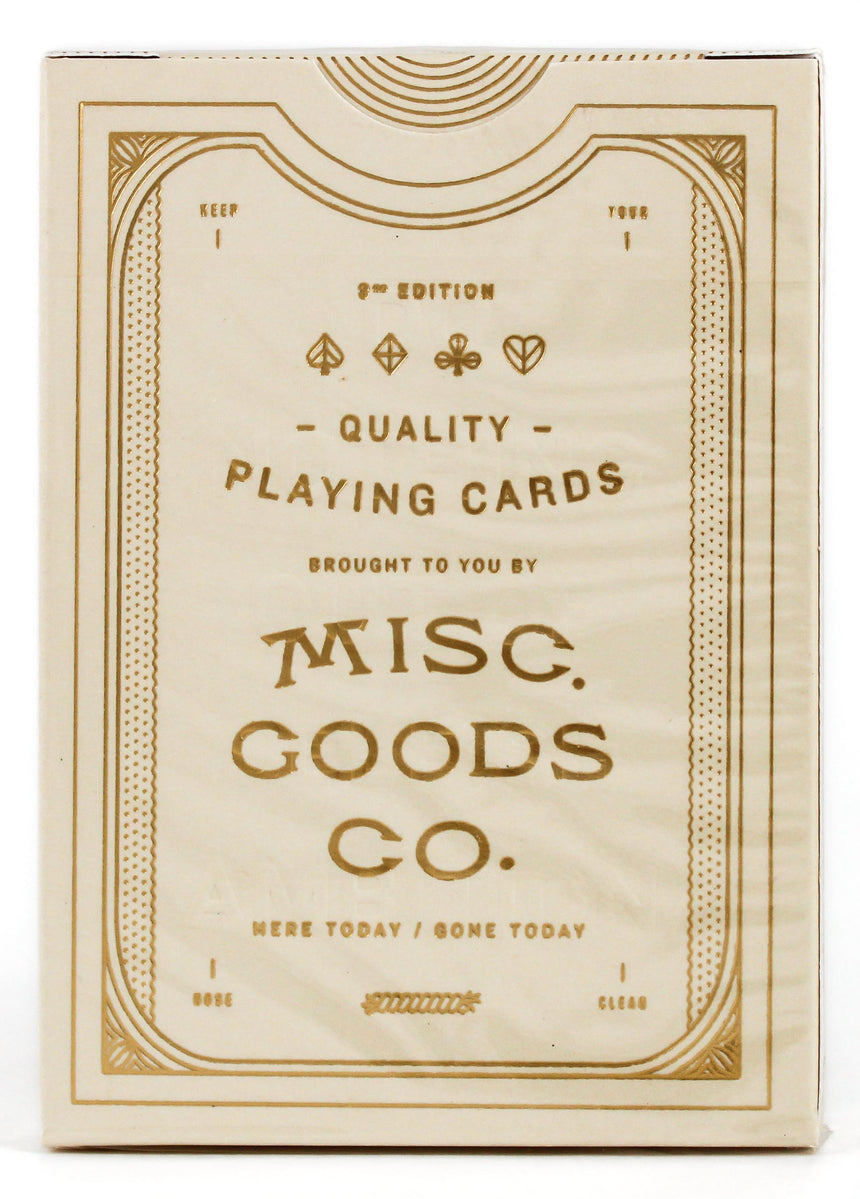 MGCO Ivory - BAM Playing Cards (6365193109653)