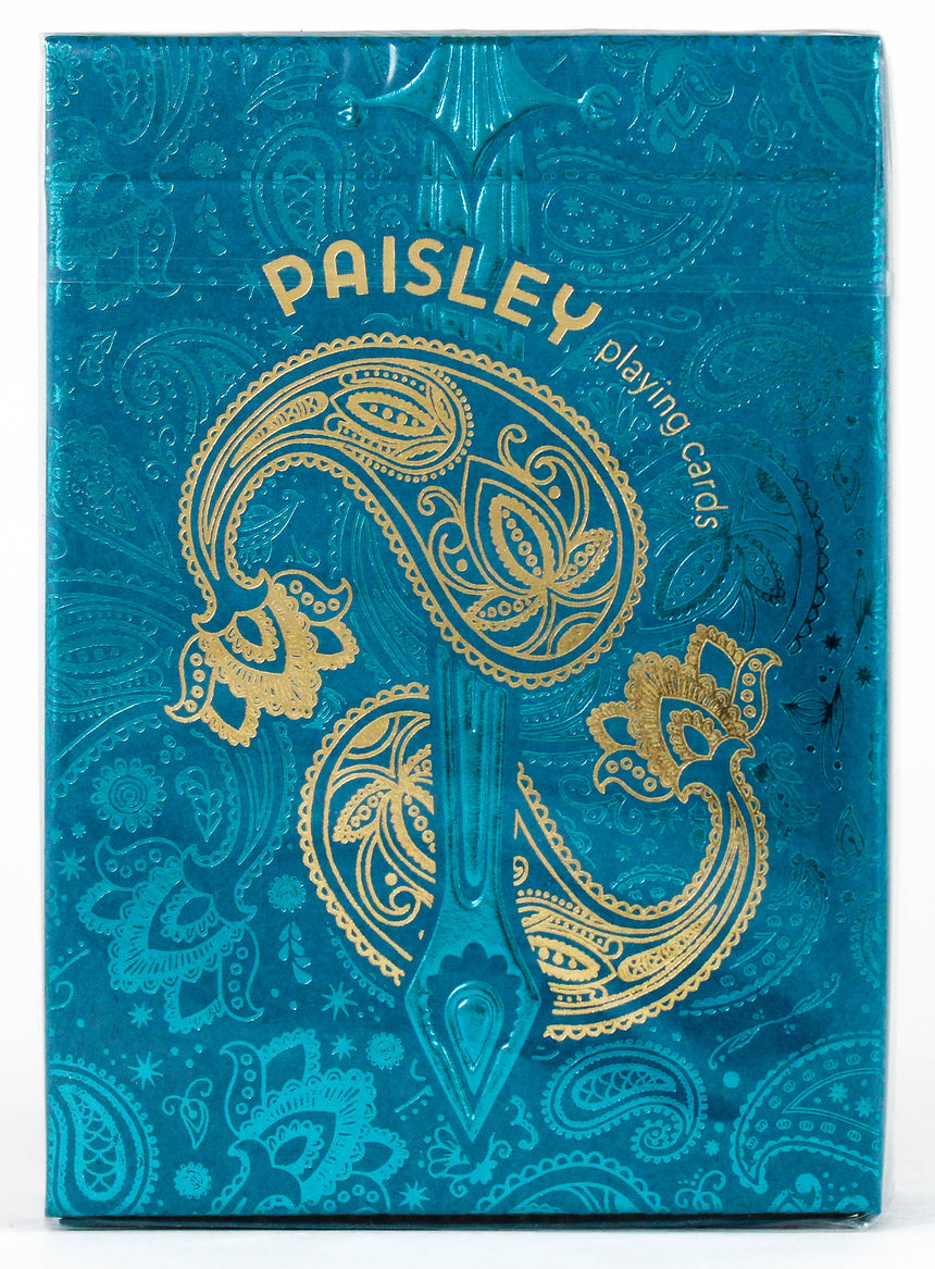 Paisley Royals Teal - BAM Playing Cards (6249073639573)