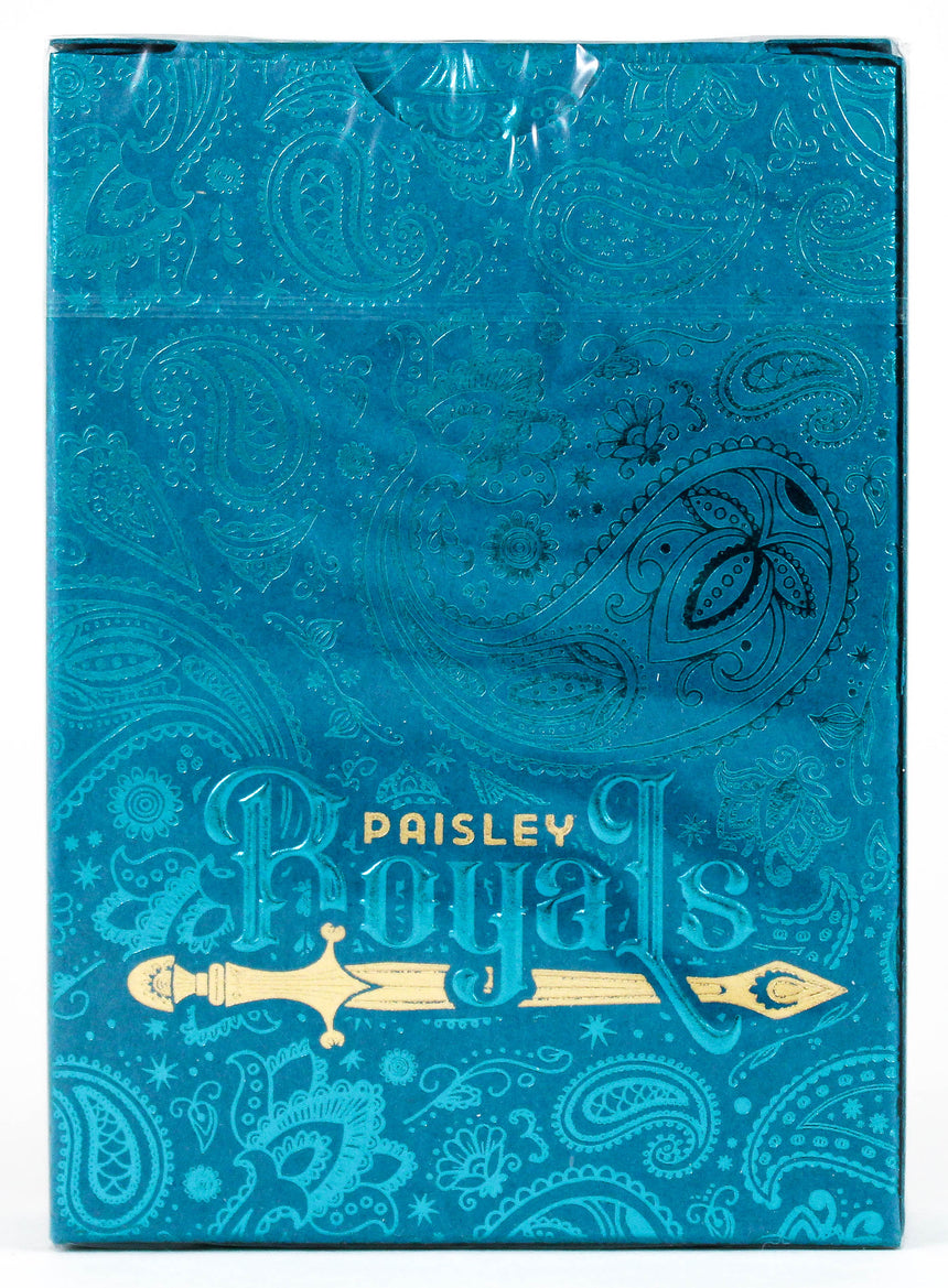 Paisley Royals Teal - BAM Playing Cards (6249073639573)