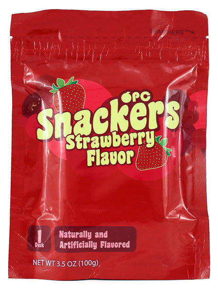 Snackers V1 Strawberry Bag - BAM Playing Cards (6660385767573)