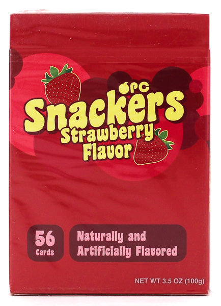Snackers V1 Strawberry - BAM Playing Cards (6660389142677)