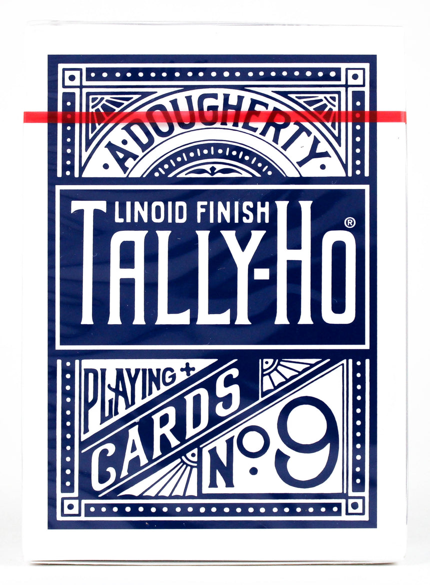 Tally Ho Circle Back Blue - BAM Playing Cards (6258441879701)