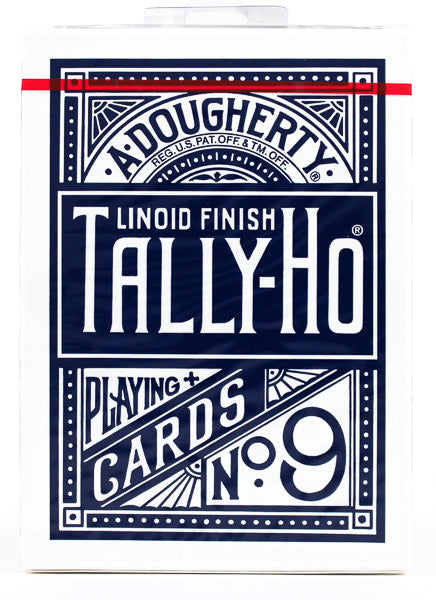 Tally Ho Fan Back Blue - BAM Playing Cards (6440959475861)