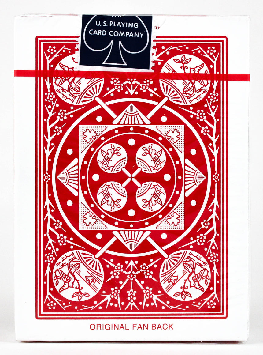 Tally Ho Fan Back Red - BAM Playing Cards (6258423300245)