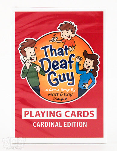 That Deaf Guy RED Cardinal Edition Playing Cards (Clearance) (6730716053653)