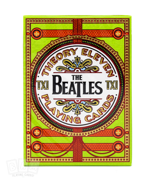 The Beatles (Green) Playing Cards (7473017716956)